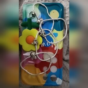 SET OF FOUR Minnie Mouse Silver Chains